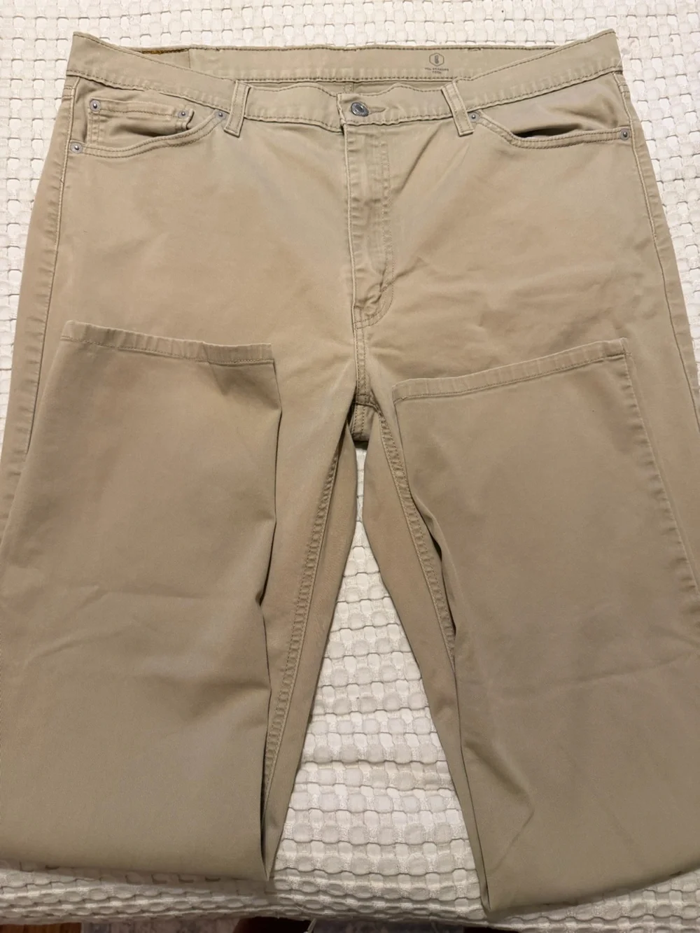 Levi Tan Workpant Interior Tag Detail